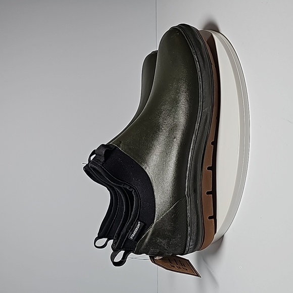 Staheekum Ankle Rain Winter Boot Shoe Rubber Waterproof Pull-On Olive Green 10 - Picture 5 of 16